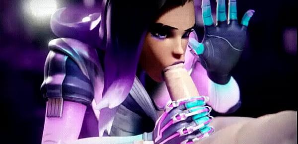  Sombra mamada invisible - Overwatch animation - Yeero